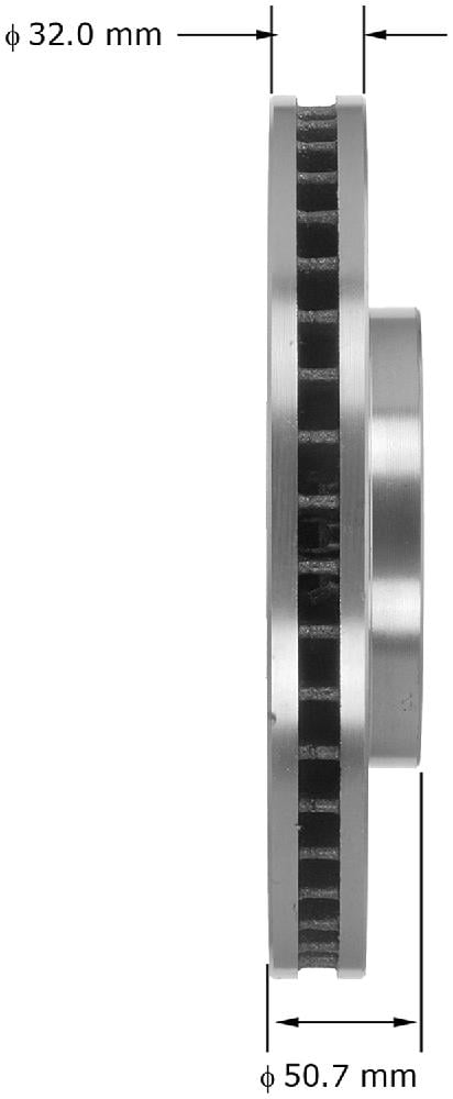 Bendix PRT6055 Premium Brake Rotor