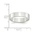 thumbnail image 2 of Primal Gold 10 Karat White Gold 5mm Lightweight Flat Band Size 8.5, 2 of 10