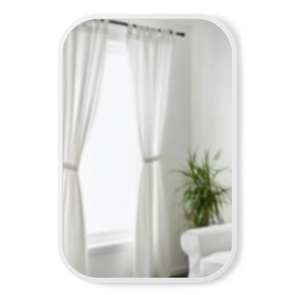 Umbra Hub 24 x 36" Rectangular Wall Mirror White