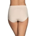 thumbnail image 3 of Vanity Fair Lingerie Women's Beyond Comfort Silky Stretch Brief Underwear, 3 Pack, 3 of 6
