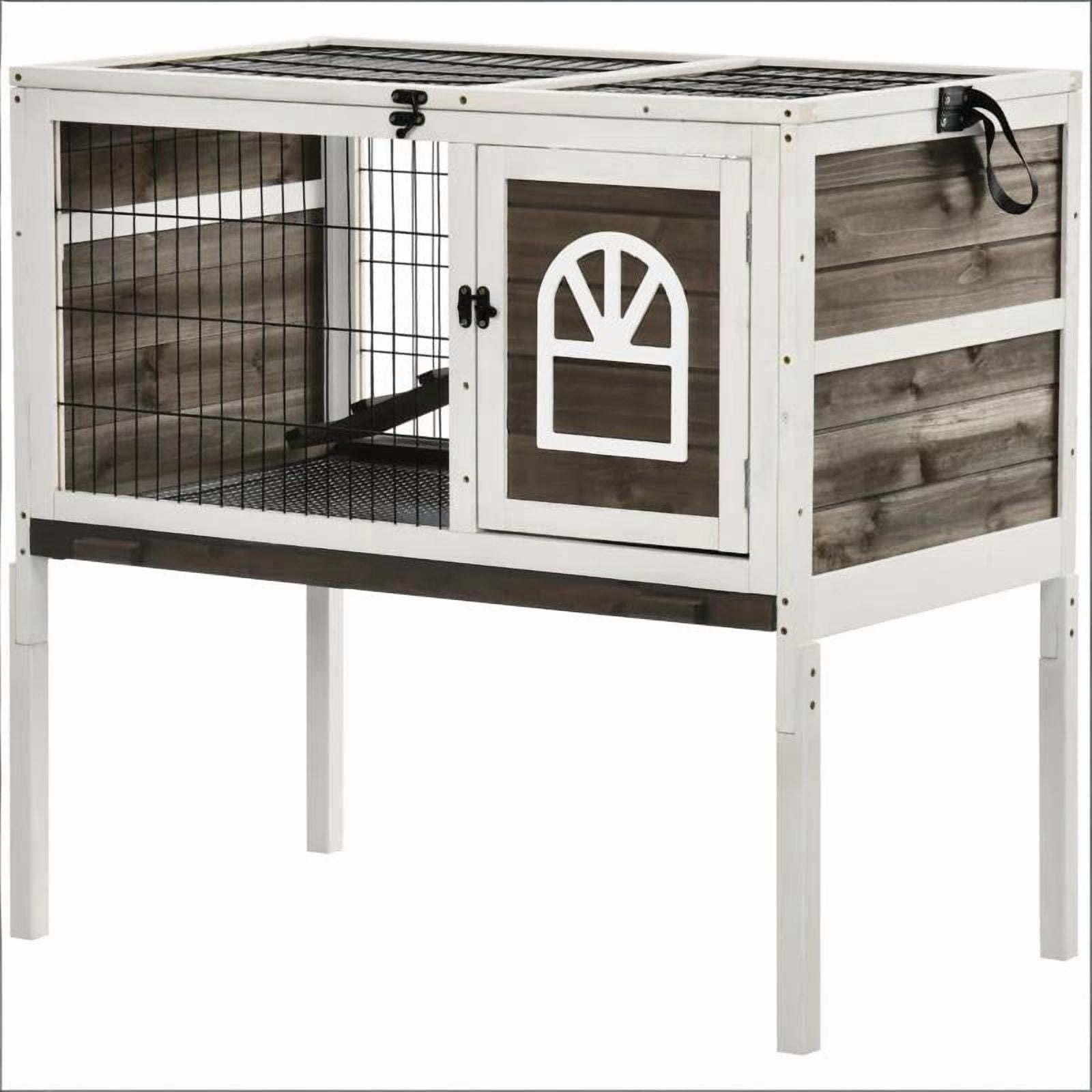 Spacious Pet House, Wood Rabbit Hutch