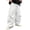White-02, variant on Nugftut Boys Pants Relaxed Outdoor Cargo Pants Elastic Waist Sports Pants with Pockets Size 14-15