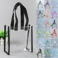 thumbnail image 4 of 10 PCS Clear Gift Bags with Handles,Small Reusable Party Favor Bags, Transparent Goodie Bags for Wedding,Baby Shower, Birthday (10" x 10" x 4")ï¼Black, 4 of 4