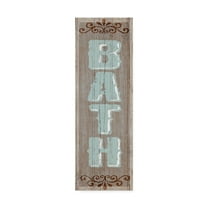 Trademark Fine Art 'Bath Sign 1' Canvas Art by Art Licensing Studio