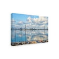 thumbnail image 2 of Joseph S Giacalone 'Winters Clouds At Mission Bay 2' Canvas Art, 2 of 3