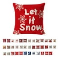 thumbnail image 1 of Happy date Christmas Throw Pillow Covers 18 x 18 Inches - Xmas Cushion Cover Case Decorations Winter Holiday Party Pillow Customized Zipper Pillowcase Decor for Sofa,Bed,Couch,Car, 1 of 8