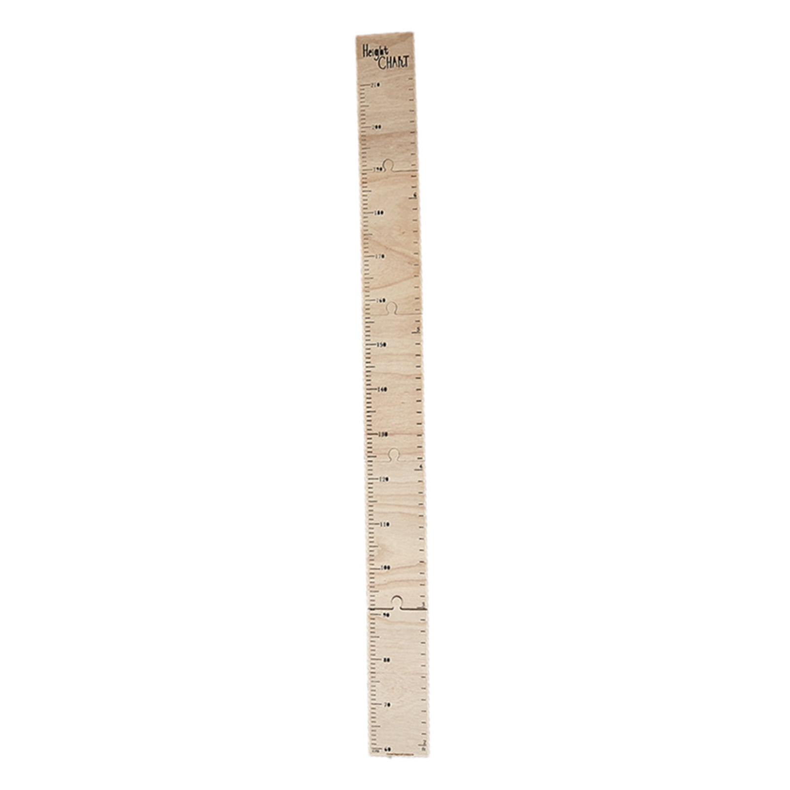 Wooden Ruler Height Chart