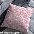 thumbnail image 2 of Castle Fairy Gothic Damask Fabric by the Yard 1 Yard for Girls, Pink Blossoms Room Decor Fabric by the Yard, Vintage Bohemian Fabric for Sewing, Breathable Home Decor, 2 of 6