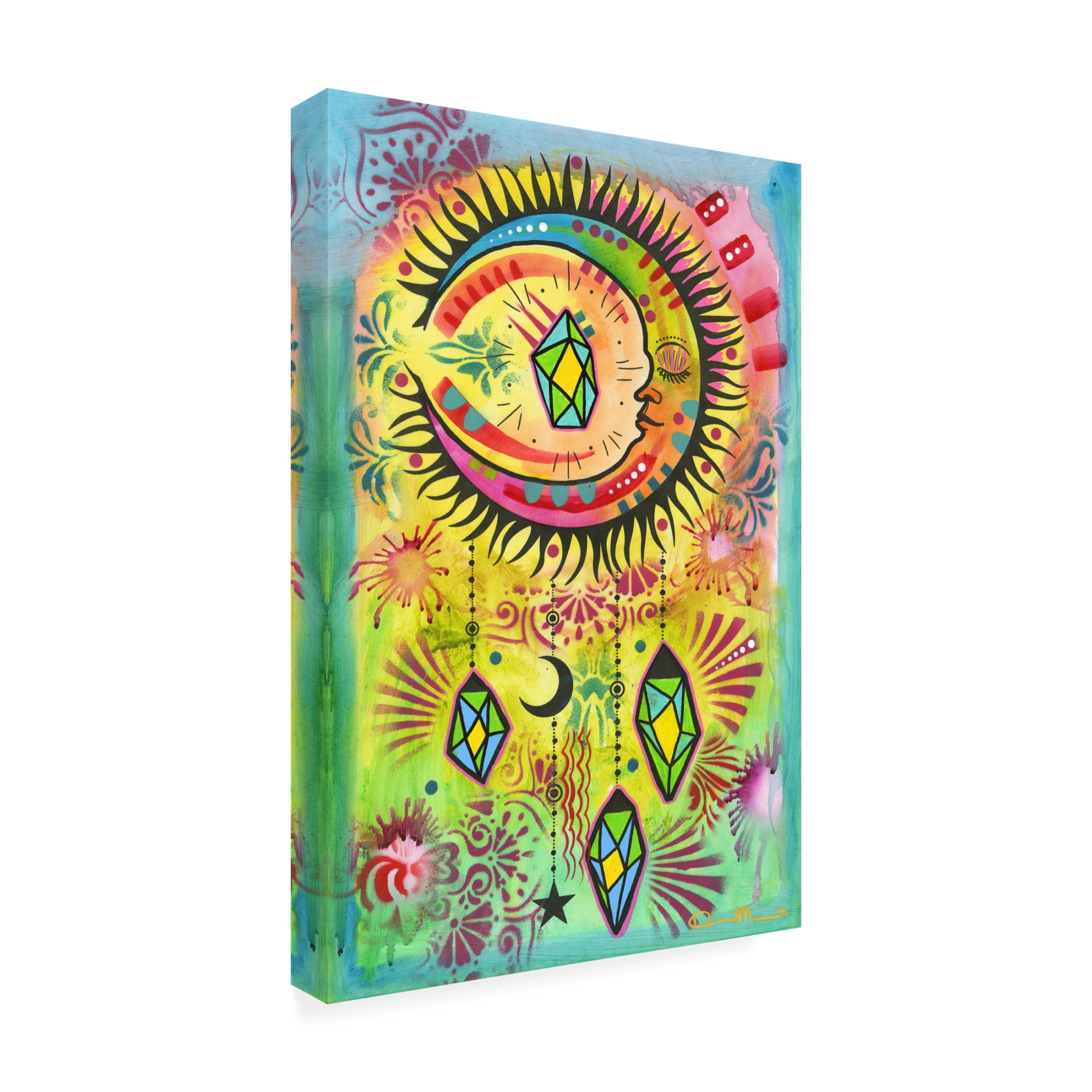 Canvas Wall Art - Dean Russo 'Cosmic Balance 2' Wall Art for Living Room, Bedroom, or Office Décor by Trademark Fine Art - 30 x 47 Inches