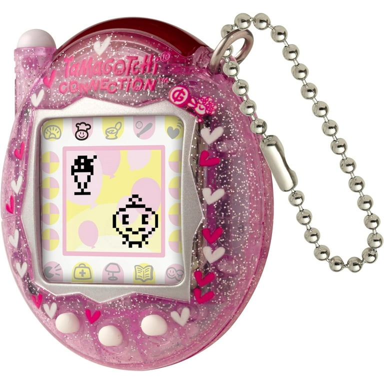 Tamagotchi Connection - Pink Glitter Digital Pet - Walmart.com