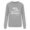 thumbnail image 5 of Generic Womens Letter Sweatshirt Crewneck Funny Saying Casual Funny Vintage Pullover Tops Fall Fashion Sweatshirts, 5 of 5