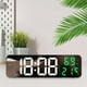 thumbnail image 1 of Reloj despertador LED Pantalla LED grande Higrómetro multifuncional Adultos Montado en la pared 12 / 24H Reloj de escritorio digital para oficin Verde, 1 of 8