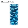 thumbnail image 4 of Porfeet Xmas Trees Ball Decor,Shatterproof Blue Plastic Christmas Ball Ornaments, 24 Count (1.2"), 4 of 4