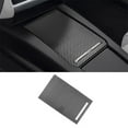thumbnail image 2 of For Model X 2014-2022 Carbon Fiber Console Storage Box Panel Cover Trim Interior Accessories, 2 of 5