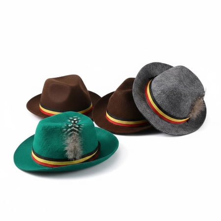 Adjustable Oktoberfest Cat Hat – Felt Pet Costume for Cats & Small Dogs Halloween Party Photoshoot 18 x 16 x 7 cm
