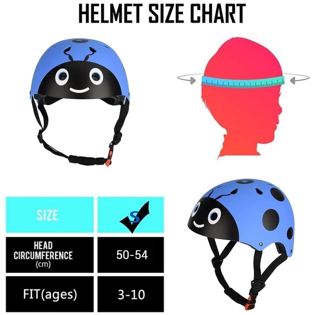 Children Riding Protective Helmet Children Riding Protective Helmet Cute Ladybug Child Skating Cycling Bike Helmet Kids Balance Helmet