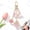 A, variant on Cute Flower Peach Y2K Key Chain Bowknot Resin Key Ring Strawberry Bag Pendant Women