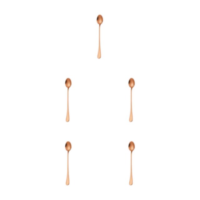 Advancent Cucharas de mango largo de acero inoxidable, cucharilla para café con leche, vajilla para beber, cuchara para helado, accesorios de Type2 NO2