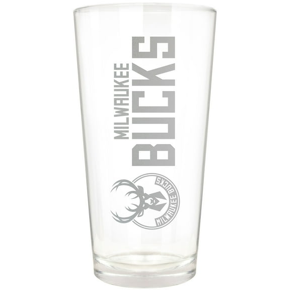 Milwaukee Brewers Etched 16oz. Vertical Rally Cry Pint Glass