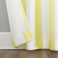 thumbnail image 4 of Sun Zero Valencia Cabana Stripe Indoor/Outdoor Uv Protectant Room Darkening Grommet Curtain Panel, 54"X95", Yellow, 54"X95", Yellow, 4 of 8