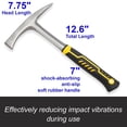 thumbnail image 5 of Kit de soldadura profesional: martillo cincelador de 30 cm, guantes de cuero de 25 cm., 5 of 5