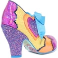 thumbnail image 3 of Irregular Choice Right On Women's Mary Jane Style High Heel Shoes In Purple Size 11, 3 of 6