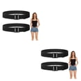 thumbnail image 1 of Wisewang 2piece Adjustable Stretch Flat Buckle Belts Wide Application Wear With Comfort 2Set, 1 of 6