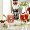 thumbnail image 3 of Yankee Candle White Strawberry Bellini - 22 oz Original Large Jar Scented Candle, 3 of 6