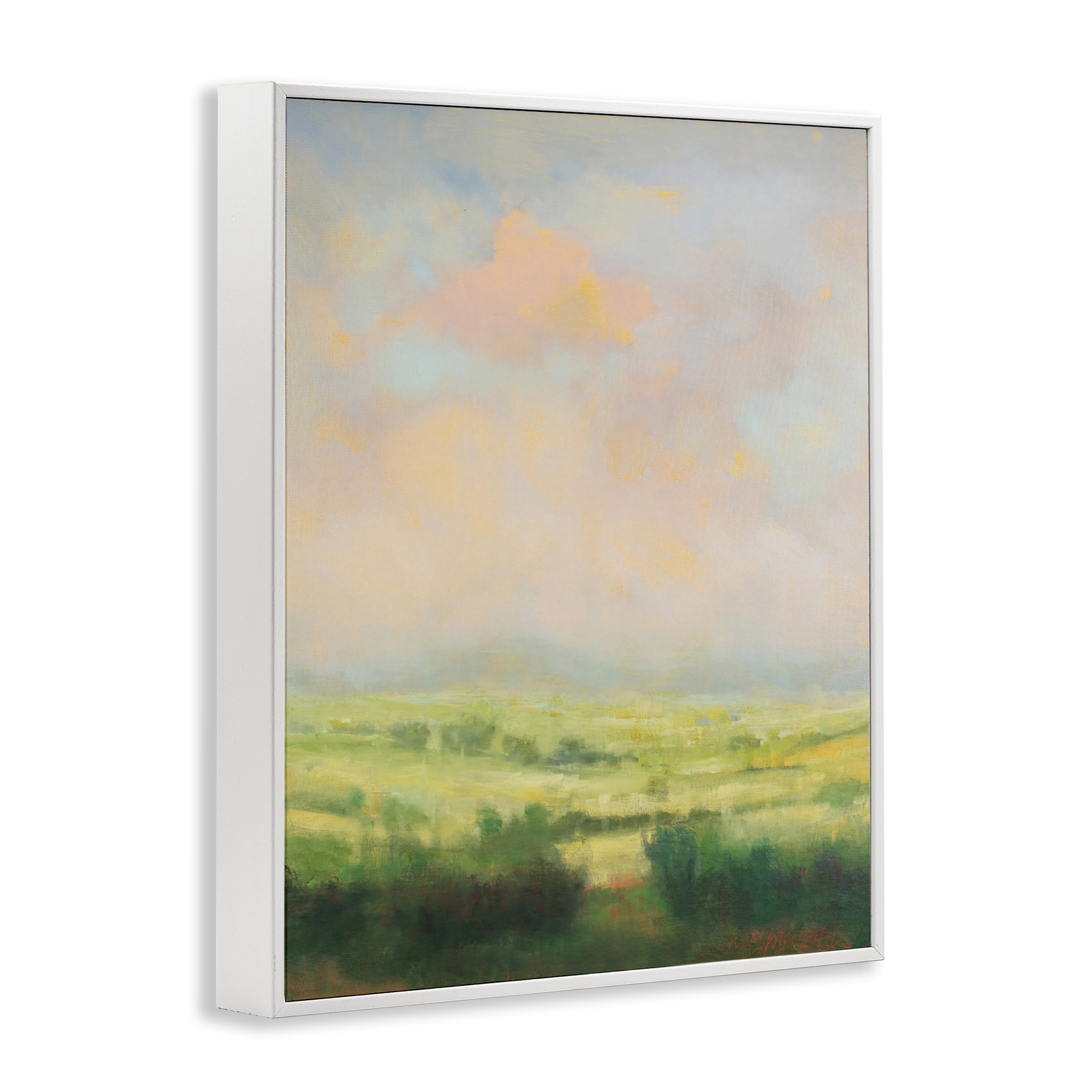 Stupell Industries Springtime Farnese Landscape White Framed Giclee Art, design by William McCarthy