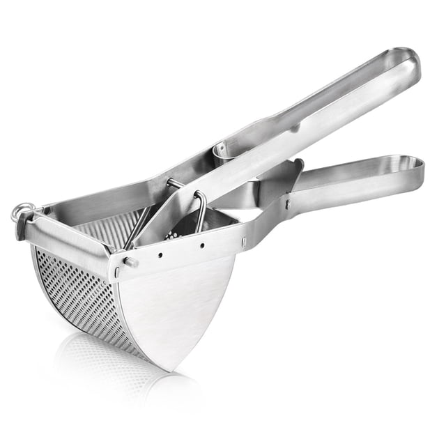 1 paquete de triturador de patatas de acero inoxidable resistente, herramienta de cocina profesional para triturar patatas para verduras, frutas, frijoles, aguacate, carne, etc.