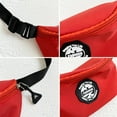 thumbnail image 4 of OUSITAID Final Clear Out! Lightweight Shoulder Belt Bags Chest Bag Children Checkerboard Waist Bag Red, 4 of 6