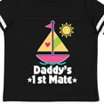 thumbnail image 4 of Inktastic Daddys First Mate Girls Nautical Sailboat Girls Toddler T-Shirt, 4 of 5