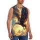 thumbnail image 2 of Fotbe Golden Sky Bald Eagle Men's Camiseta sin Mangas Estampada para Hombres, Playera Casual para Gimnasio, Entrenamiento, Playa-XX-Large, 2 of 7