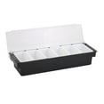 thumbnail image 4 of yuksok Plateau de Service Divisé Fournitures de Cuisine Bac de Rangement Conteneur de Service Multi-Usage Six Compartiments, 4 of 9