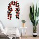thumbnail image 5 of Vid negra artificial para decoración de Halloween, de flores negra colgante para decoraciones de pared para hogar, telón de , Ratán Ratán Soledad  Guirnalda de flores, 5 of 7