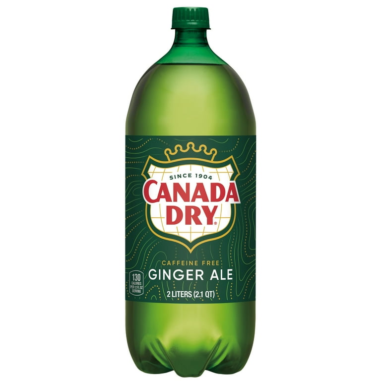 Canada Dry Ginger Ale Soda Pop, Caffeine Free, 2 Liter Bottle
