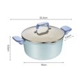 thumbnail image 2 of Ceramic Soup Pot Non-stick Stew Pot Household Thickening Soup Porridge Pot Gas Induction Cooker Universal, 2 of 6