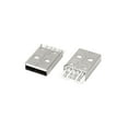 thumbnail image 2 of Unique Bargains 10 Pcs USB 2.0 Type A Male Plug Port Straight Pin PCB Mount Connector Adapter, 2 of 2