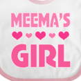thumbnail image 4 of Inktastic Meema Girl Granddaughter Girls Baby Bib, 4 of 4