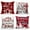 Type-A, variant on 4pcs Xmas Pillowcases Set, EEEkit 17.7 x 17.7'' Christmas Tree Rustic Linen Pillow Cases