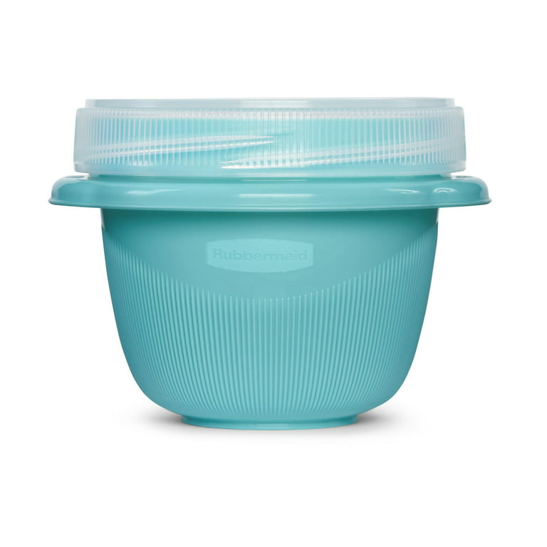 Rubbermaid Containers + Lids, Twist N' Seal Snackers, 1.2 Cups