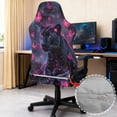 thumbnail image 3 of TSOVTHRID Panther Butterfly Black Print 4 PCS Gaming Chair Covers Stretchable Computer Chair Cover with Armrest Slipcovers Anti-Slip Universal Rotating Armchair Covers, 3 of 7