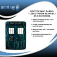 thumbnail image 7 of Doctor Who TARDIS Fleece Throw Blanket | 45 x 60 Inches, 7 of 7