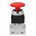 thumbnail image 1 of Emergency Stop Switch MOV-03EB G1/8 Thread MOV Mushroom Button Mechanical Valve 2-Way Air Mechanical Valve, 1 of 9