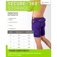 thumbnail image 4 of Shorts de Compresión FlipBelt para Hombre Noche Púrpura Talle S, 4 of 6