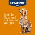 thumbnail image 2 of Tratamiento antipulgas y garrapatas PetArmor Plus para perros grandes, impermeable, 2 of 9