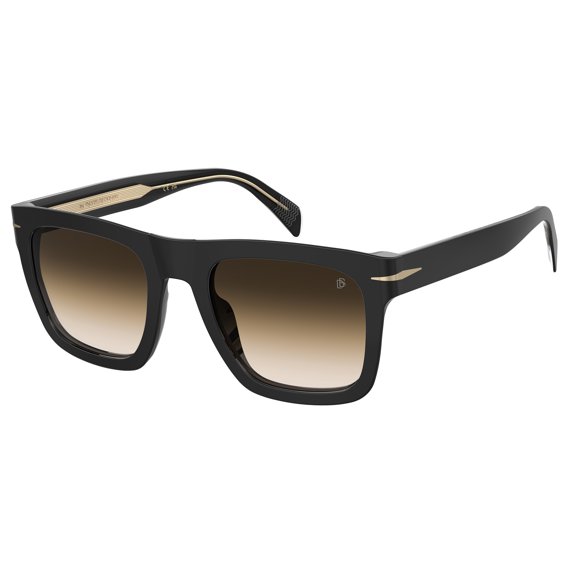 David Beckham - DB 7000/S FLAT, Geometric acetate men BLACK/ BROWN SHADED