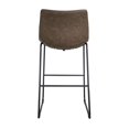 thumbnail image 4 of AmeriHome BSLCCSET Classic Faux Leather Bar Chair Set, Coffee, 4 of 5