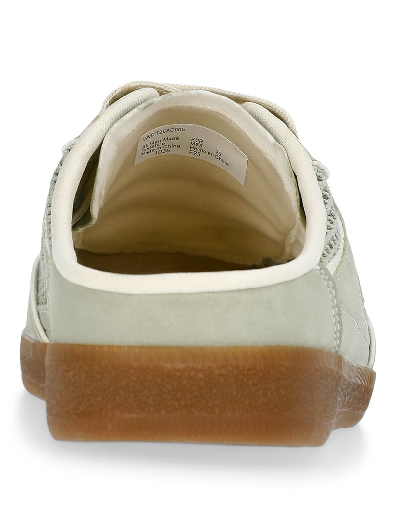 Time and Tru Women's Lace Up Mesh Mule Sneakers - Walmart.com