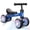 Blue, variant on Baby Balance Bike, 4-Wheel No-Pedal Bicycle for Toddlers 12-36 Months, Boys & Girls First Birthday Gift(Black)